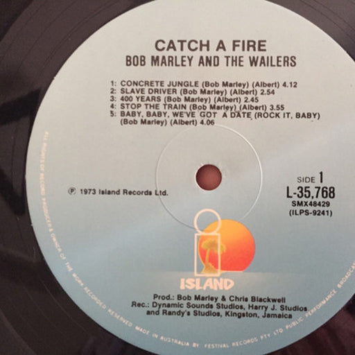The Wailers – Catch A Fire (LP, Vinyl Record Album)