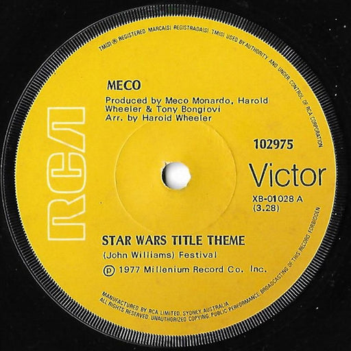 Meco Monardo – Star Wars Title Theme (LP, Vinyl Record Album)