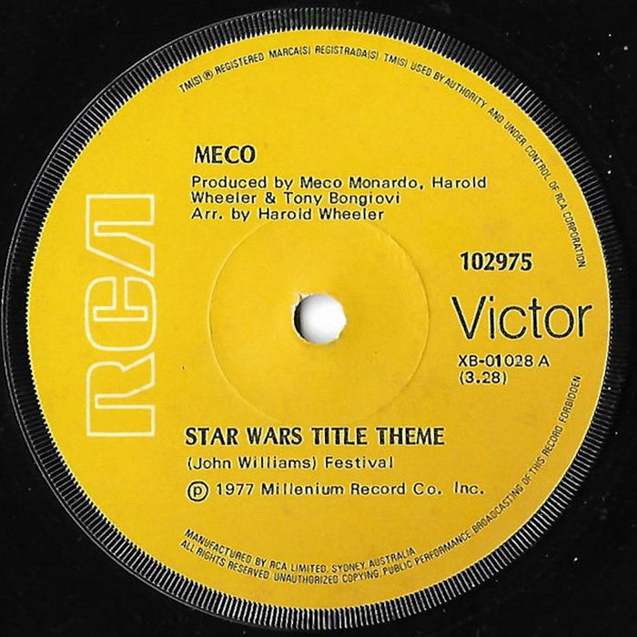 Meco Monardo – Star Wars Title Theme (LP, Vinyl Record Album)