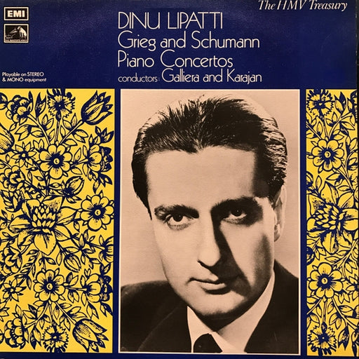 Dinu Lipatti, Robert Schumann, Edvard Grieg – Dinu Lipatti: Grieg & Schumann Piano Concertos (LP, Vinyl Record Album)