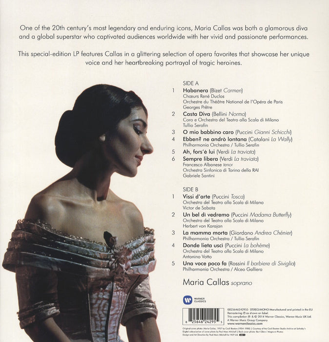 Maria Callas – Remastered LP vinyl record, image 2 of 2