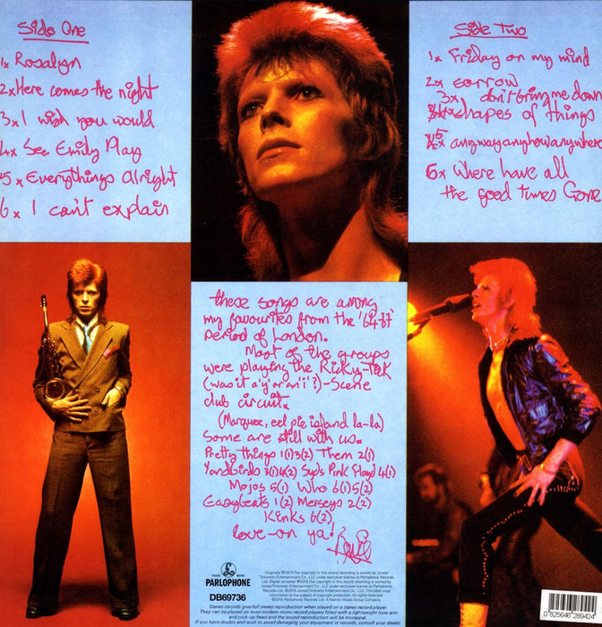David Bowie – Pinups LP vinyl record, image 2 of 3