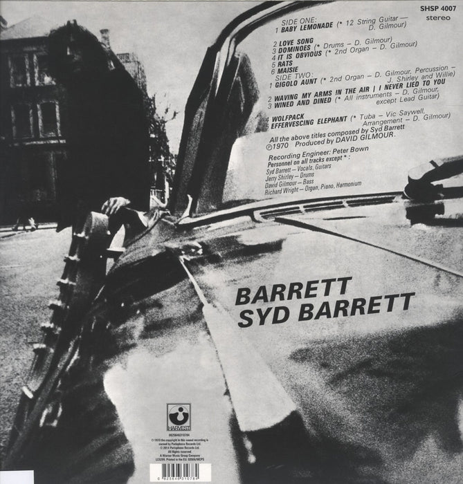 Syd Barrett – Barrett LP vinyl record, image 2 of 2