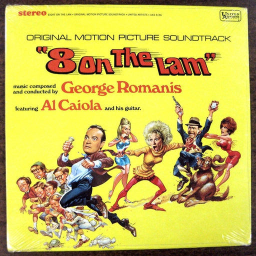 George Romanis – 8 On The Lam (Original Motion Picture Soundtrack) (LP, Vinyl Record Album)