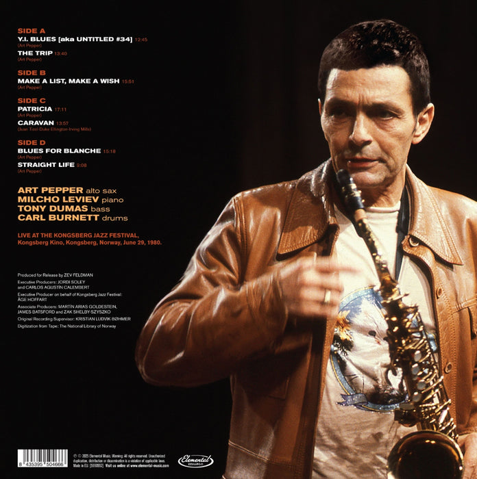 Art Pepper – An Afternoon In Norway (The Kongsberg Concert) (2xLP) - Image 3