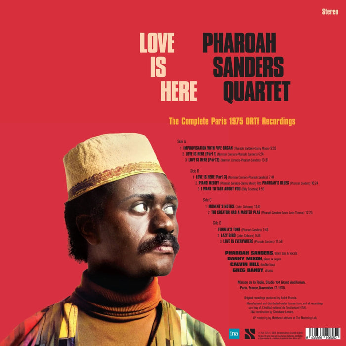 Pharoah Sanders – Love Is Here: The Complete Paris 1975 ORTF Recordings (2xLP) LP vinyl record, image 2 of 3