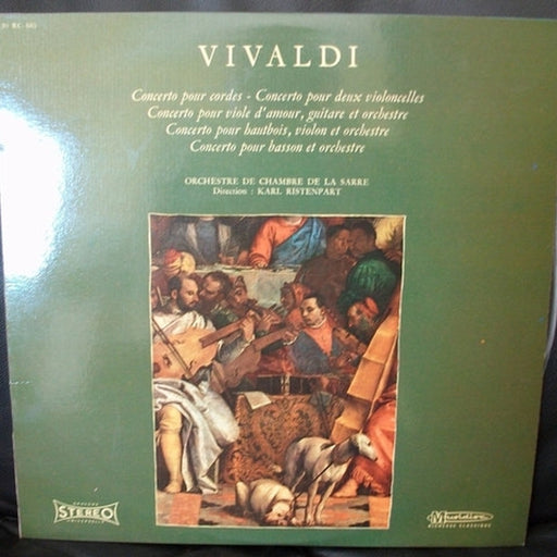 Antonio Vivaldi, Kammerorchester Des Saarländischen Rundfunks, Saarbrücken, Karl Ristenpart – Vivaldi (Concertos) (LP, Vinyl Record Album)