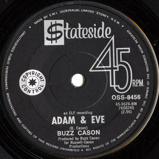 Adam & Eve / We Cry – Buzz Cason (LP, Vinyl Record Album)