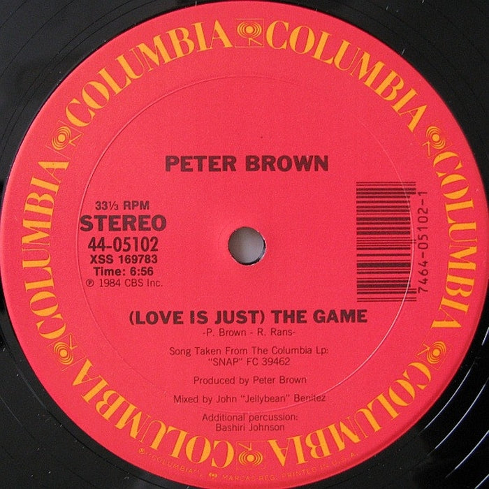 Peter Brown – (Love Is Just) The Game (LP, Vinyl Record Album)