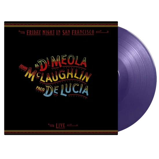 Al Di Meola, John McLaughlin, Paco De Lucía – Friday Night In San Francisco (Music On Vinyl, Purple Vinyl) LP vinyl record, image 2 of 3