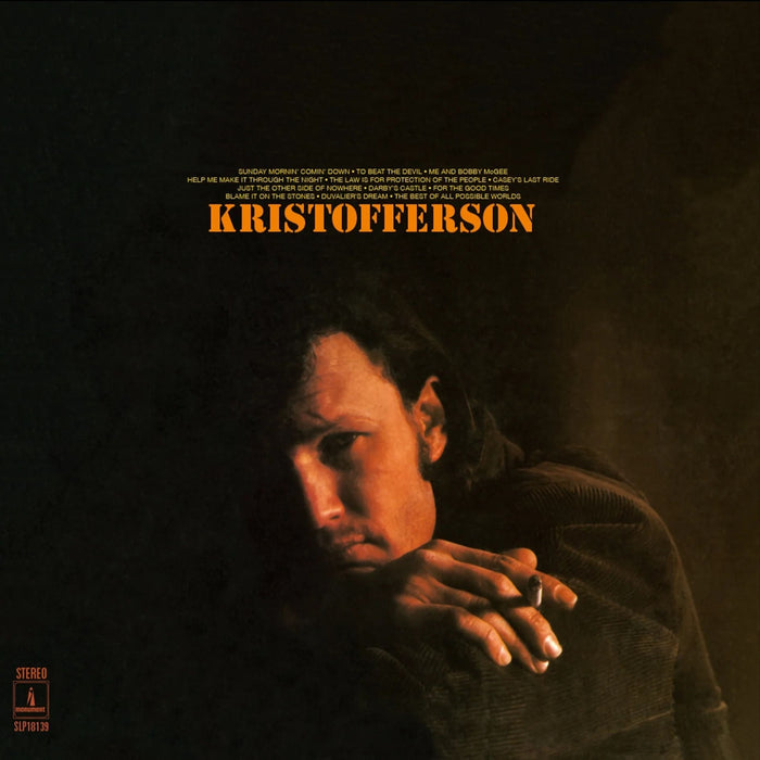 Kris Kristofferson – Kristofferson (Music On Vinyl, Orange Vinyl) LP vinyl record, image 1 of 2