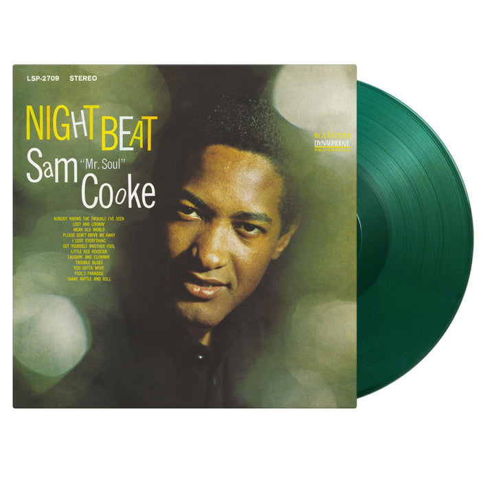 Sam Cooke – Night Beat (Green vinyl) LP vinyl record, image 2 of 2