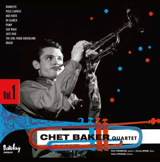 Chet Baker Quartet – Chet Baker in Paris, Vol 1 – Barclay – 1955 (Sam Records) LP vinyl record