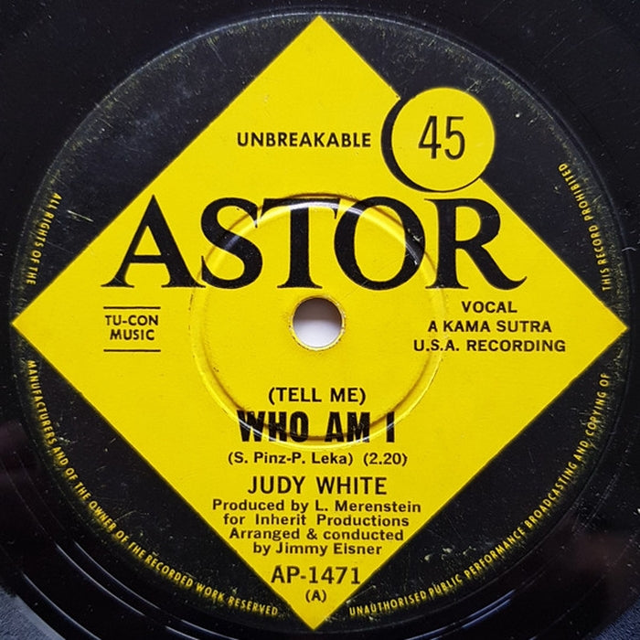 Judy White – (Tell Me) Who Am I (LP, Vinyl Record Album)