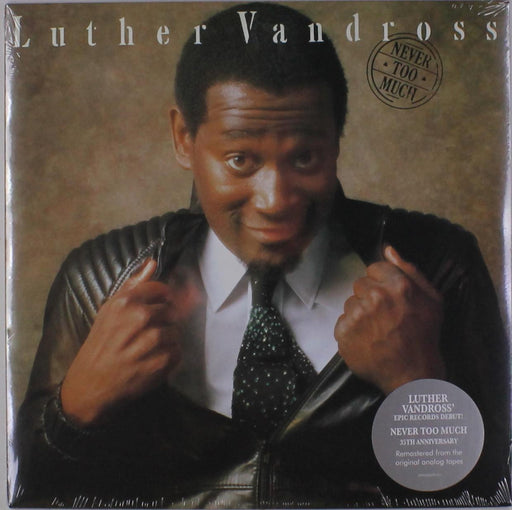 Luther Vandross – Never Too Much LP vinyl record