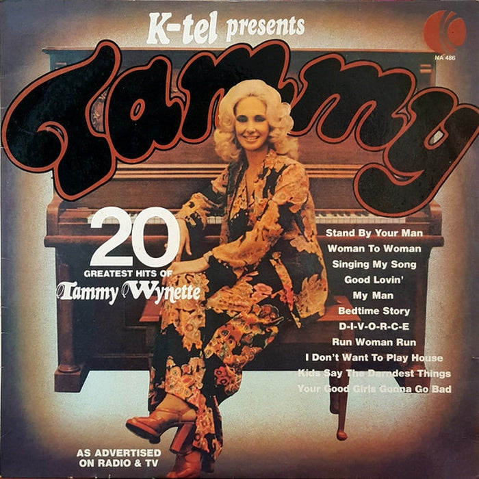 Tammy Wynette – K-Tel Presents Tammy 20 Greatest Hits Of Tammy Wynette (LP, Vinyl Record Album)