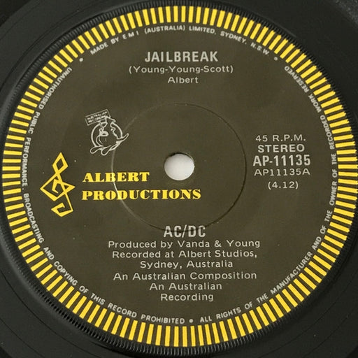 AC/DC – Jailbreak (LP, Vinyl Record Album)