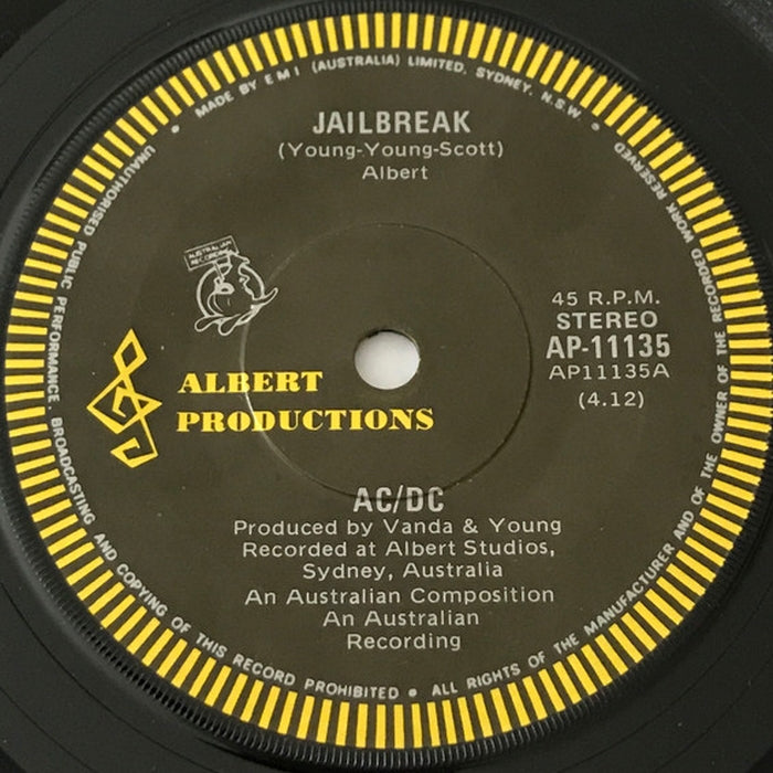 AC/DC – Jailbreak (LP, Vinyl Record Album)