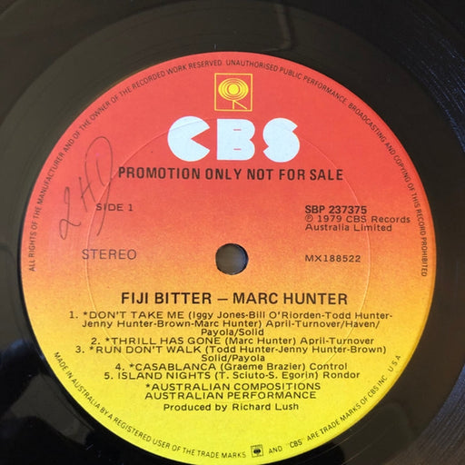 Marc Hunter – Fiji Bitter (LP, Vinyl Record Album)