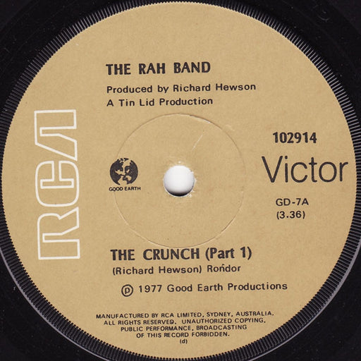 Rah Band – The Crunch (Part 1) (LP, Vinyl Record Album)