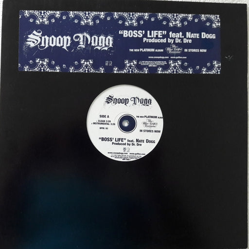 Snoop Dogg – Boss' Life (LP, Vinyl Record Album)