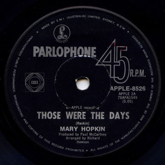 Mary Hopkin – Those Were The Days (LP, Vinyl Record Album)
