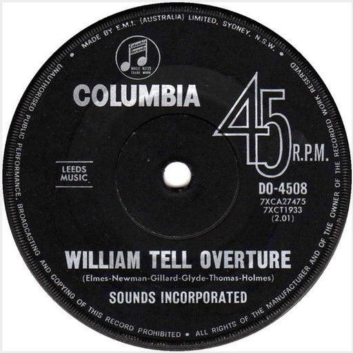 Sounds Incorporated – William Tell Overture (LP, Vinyl Record Album)