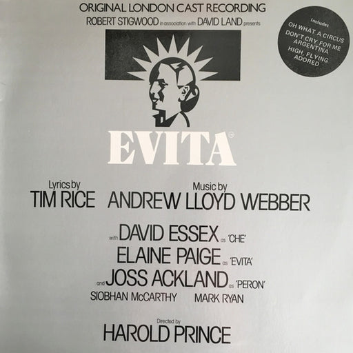 Andrew Lloyd Webber And Tim Rice – Evita (Original London Cast Recording) (LP, Vinyl Record Album)