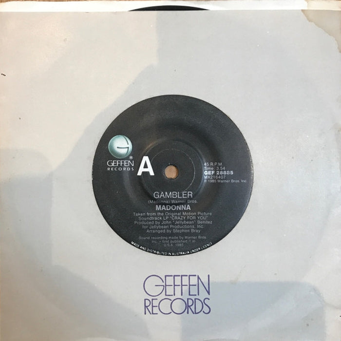 Madonna – Gambler (LP, Vinyl Record Album)