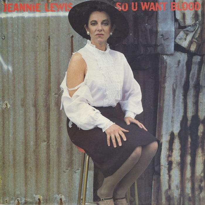Jeannie Lewis – So U Want Blood (LP, Vinyl Record Album)