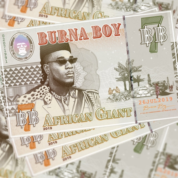 Burna Boy – African Giant (2xLP) (LP, Vinyl Record Album)