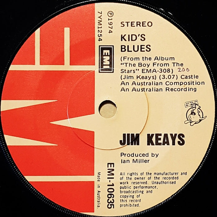 Kid's Blues – Jim Keays (LP, Vinyl Record Album)