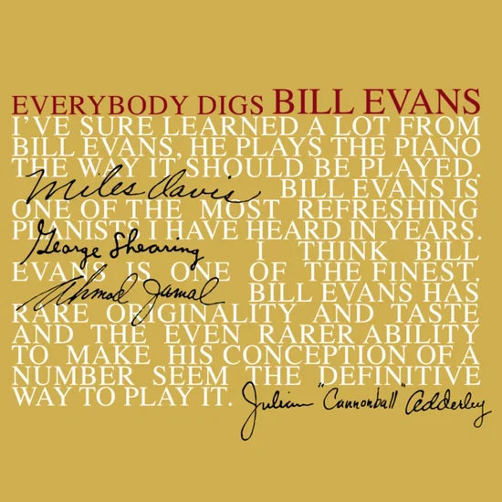 The Bill Evans Trio – Everybody Digs Bill Evans (Coloured Vinyl) - Image 1