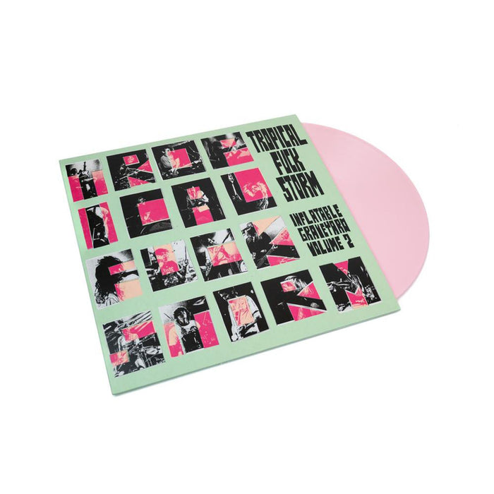 Tropical Fuck Storm + King Gizzard & the Lizard Wi – Inflatable Graveyard Vol. 2 (Pink Vinyl) LP vinyl record, image 3 of 3