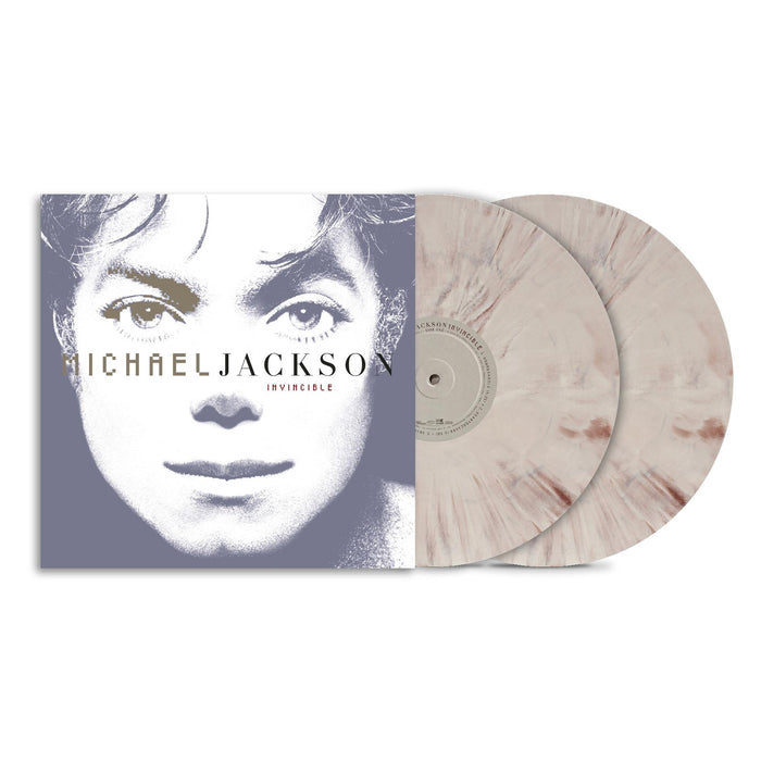 Michael Jackson – Invincible (2xLP, Grey Marble Vinyl, 25th Anniversary Edition) LP vinyl record, image 2 of 2
