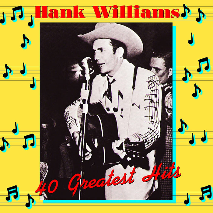 Hank Williams – Hank Williams - 40 Greatest Hits (2xLP) LP vinyl record
