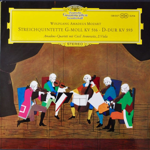 Wolfgang Amadeus Mozart, Amadeus-Quartett, Cecil Aronowitz – Streichquintette G-moll KV 516 - D-dur KV 593 (LP, Vinyl Record Album)
