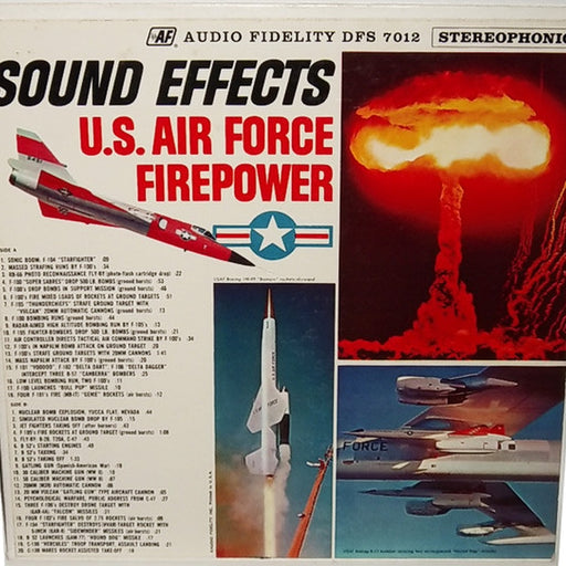 No Artist – Sound Effects: U.S. Air Force Firepower (LP, Vinyl Record Album)