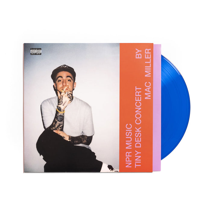 Mac Miller – NPR Music Tiny Desk Concert (12" Translucent blue vinyl, b-side etching + insert) LP vinyl record, image 2 of 2