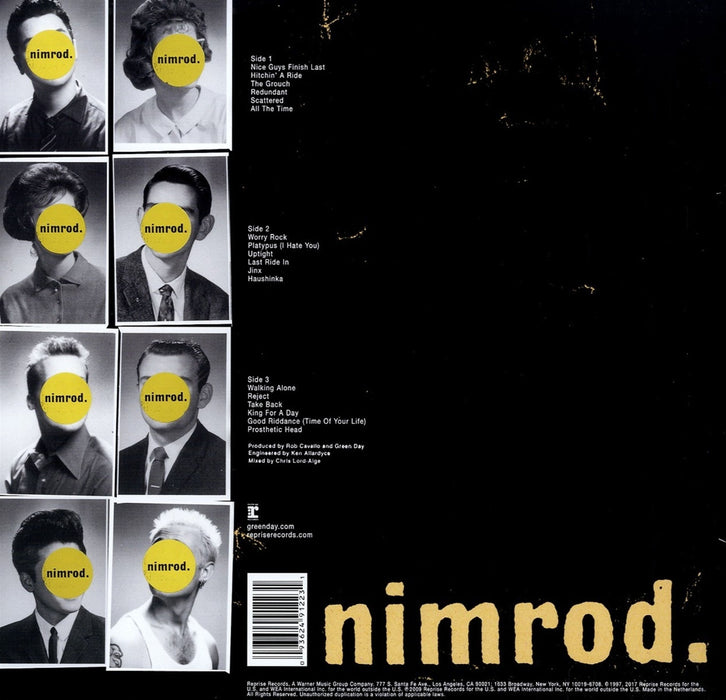 Green Day – Nimrod. (2xLP) LP vinyl record, image 2 of 2