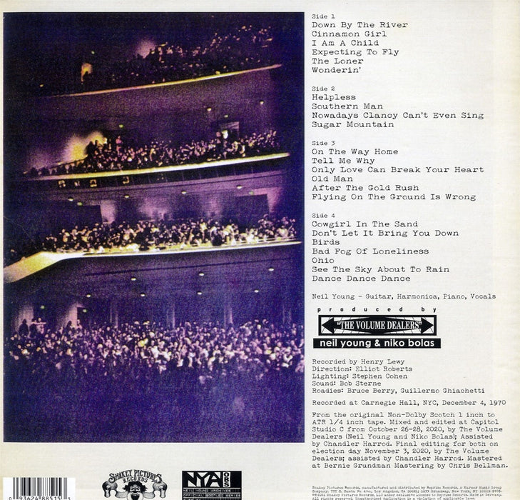 Neil Young – Carnegie Hall 1970 (2xLP) LP vinyl record, image 2 of 3