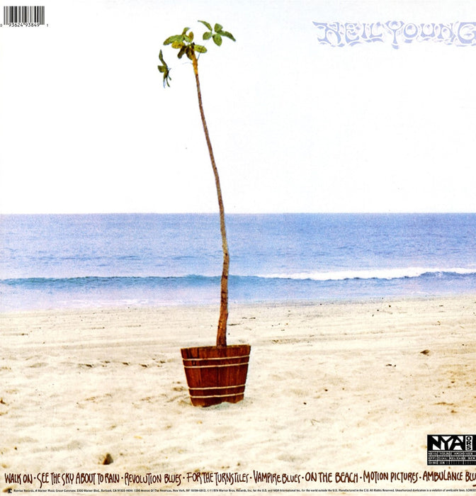 Neil Young – On The Beach LP vinyl record, image 2 of 2
