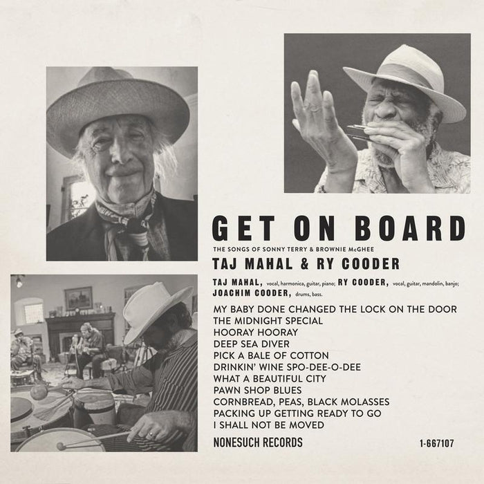 Taj Mahal, Ry Cooder – Get On Board - The Songs Of Sonny Terry & Brownie McGhee (LP, Vinyl Record Album)