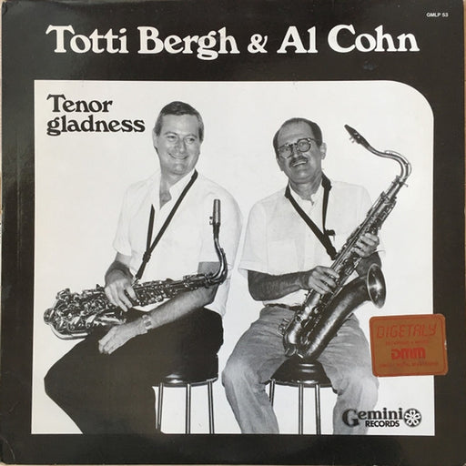 Totti Bergh, Al Cohn – Tenor Gladness (LP, Vinyl Record Album)