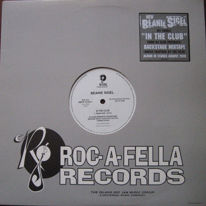 Beanie Sigel – In The Club (LP, Vinyl Record Album)