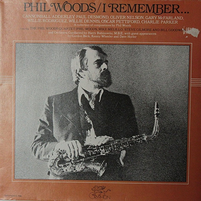 Phil Woods – I Remember... (LP, Vinyl Record Album)