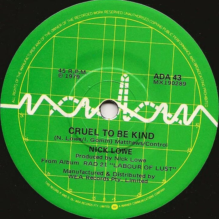Nick Lowe – Cruel To Be Kind (LP, Vinyl Record Album)