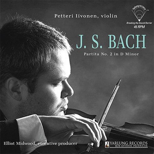 Johann Sebastian Bach, Petteri Iivonen – Partita No. 2 in D Minor, BWV 1004 (LP, Vinyl Record Album)