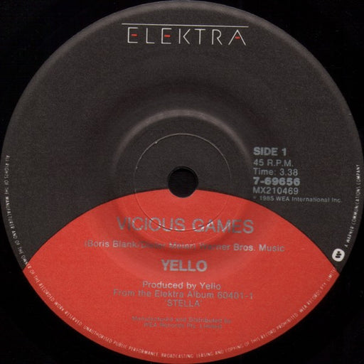 Vicious Games – Yello (LP, Vinyl Record Album)