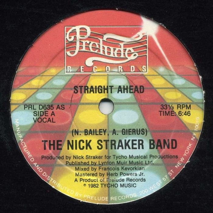 Nick Straker Band – Straight Ahead (LP, Vinyl Record Album)